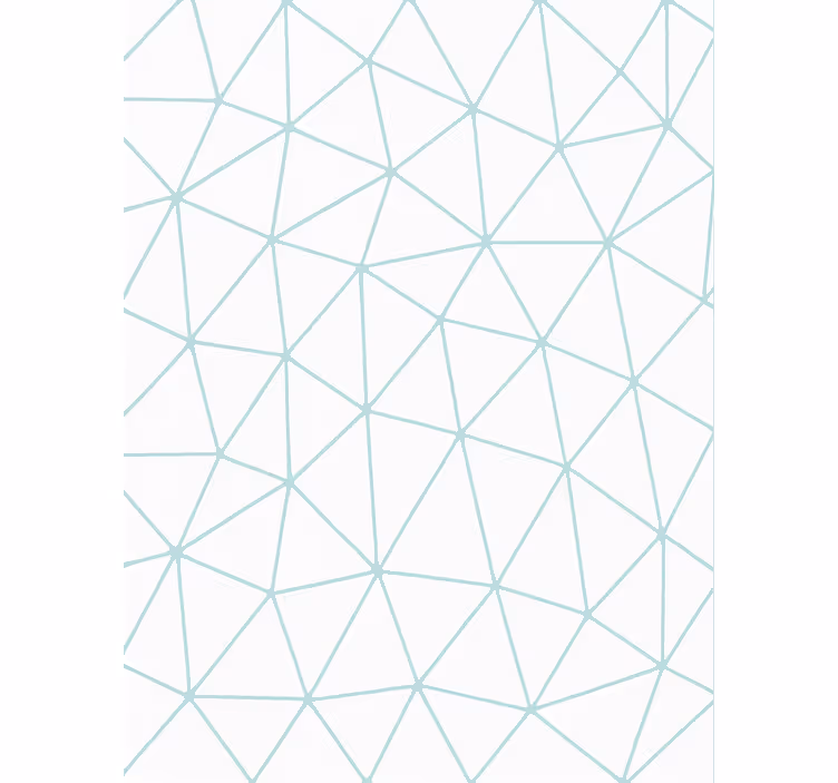 Living area wallpaper abstract triangle pattern - TenStickers