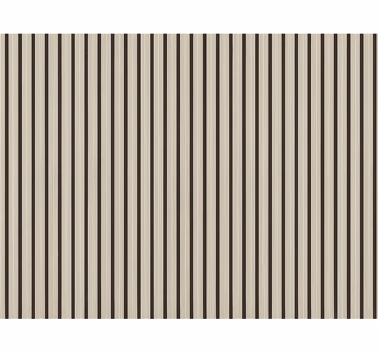 Living area wallpaper beige and black wood - TenStickers