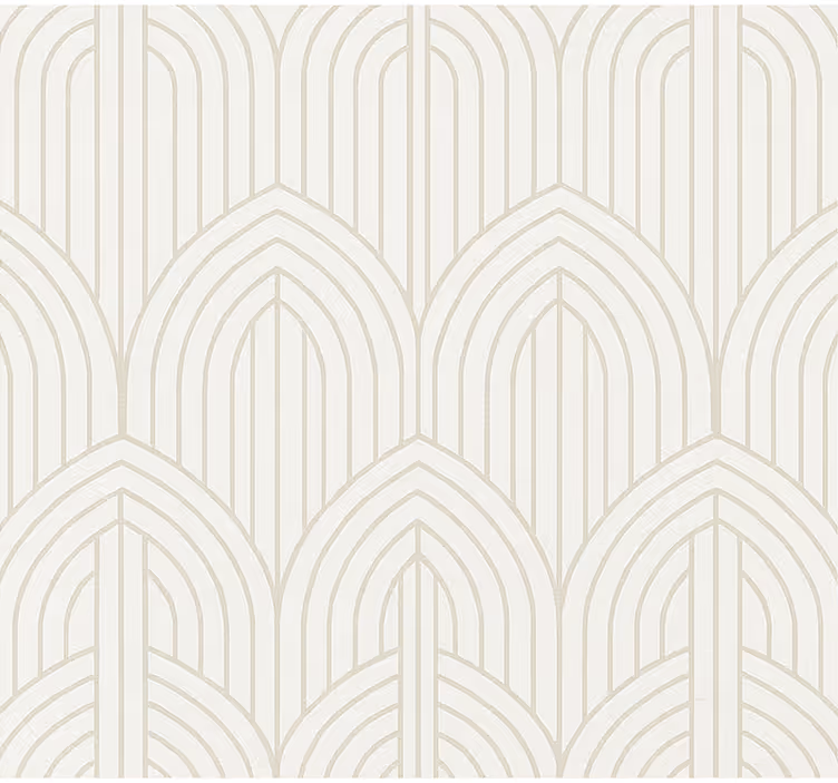 Living area wallpaper white wood design - TenStickers