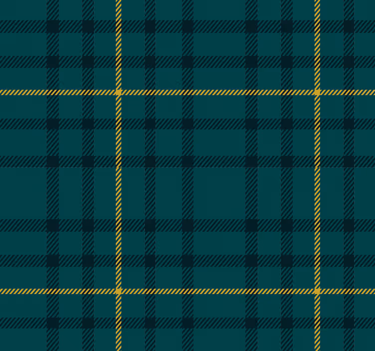Burberry wall paper in bedroom - TenStickers