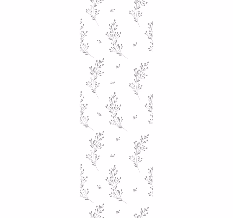 Wall paper in bedroom light meadow flowers - TenStickers