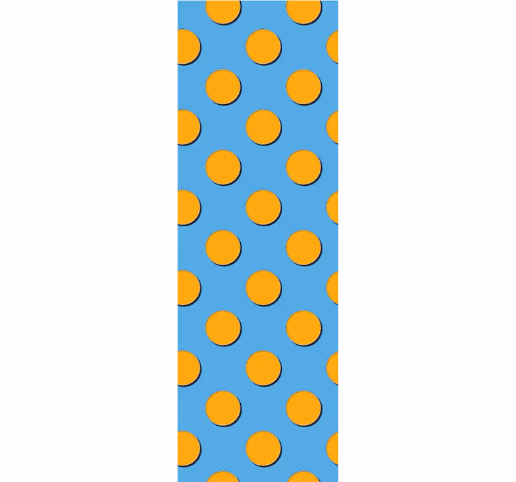 Wall paper in bedroom retro dots pattern geometric - TenStickers
