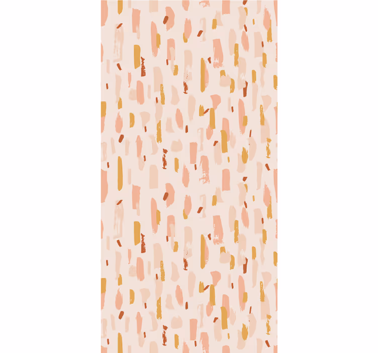 Brushed paint in petals shape wall paper in bedroom - TenStickers