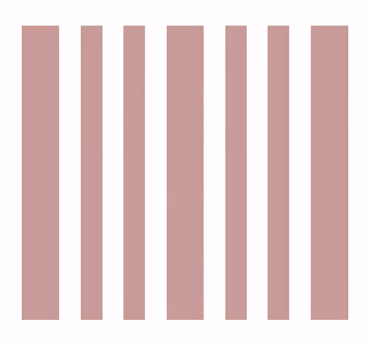 Wallpaper vertically striped pink and white - TenStickers