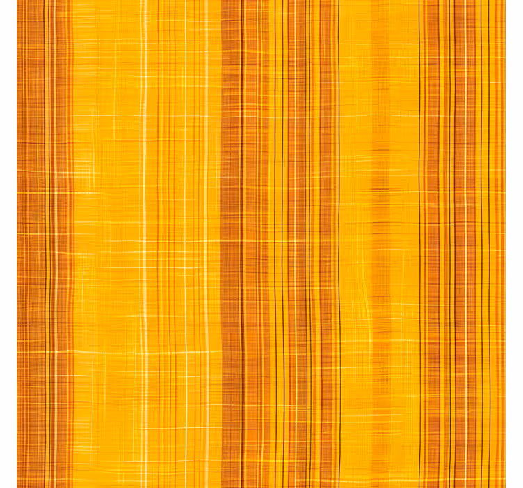 Yellow wallpaper with striped sunflower patterns - TenStickers