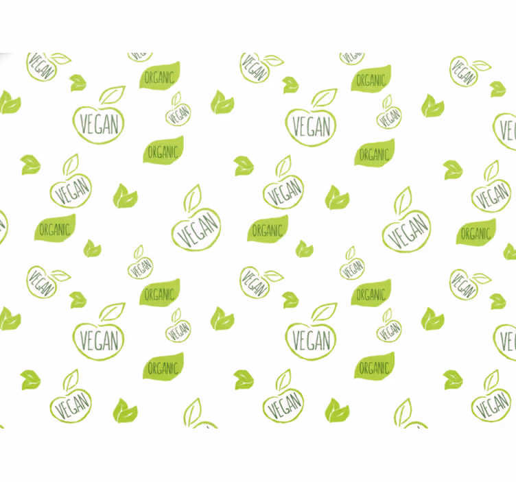 Wallpaper white 100% vegan - TenStickers