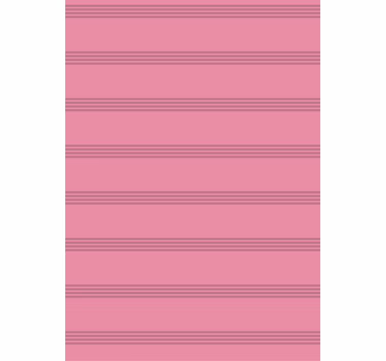 Pink wallpaper with dark pink stripes - TenStickers