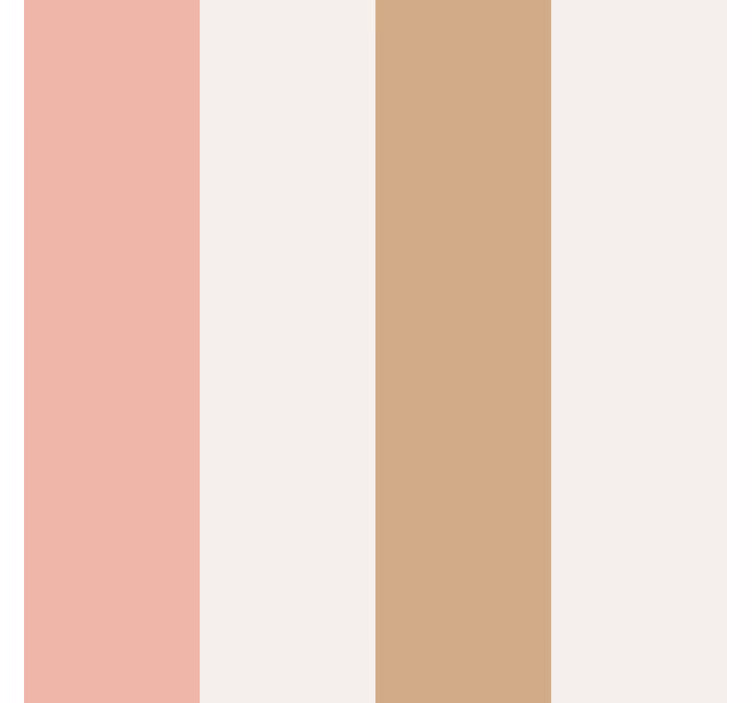 Wallpaper vertically striped brown and pink pastel - TenStickers