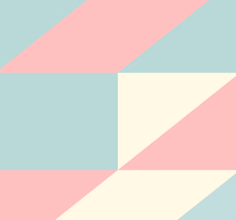 Geometric Triangle Wallpaper - TenStickers