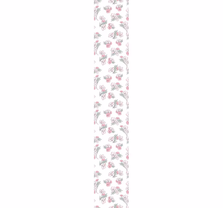 Shades of Pink Flower Wallpaper - TenStickers
