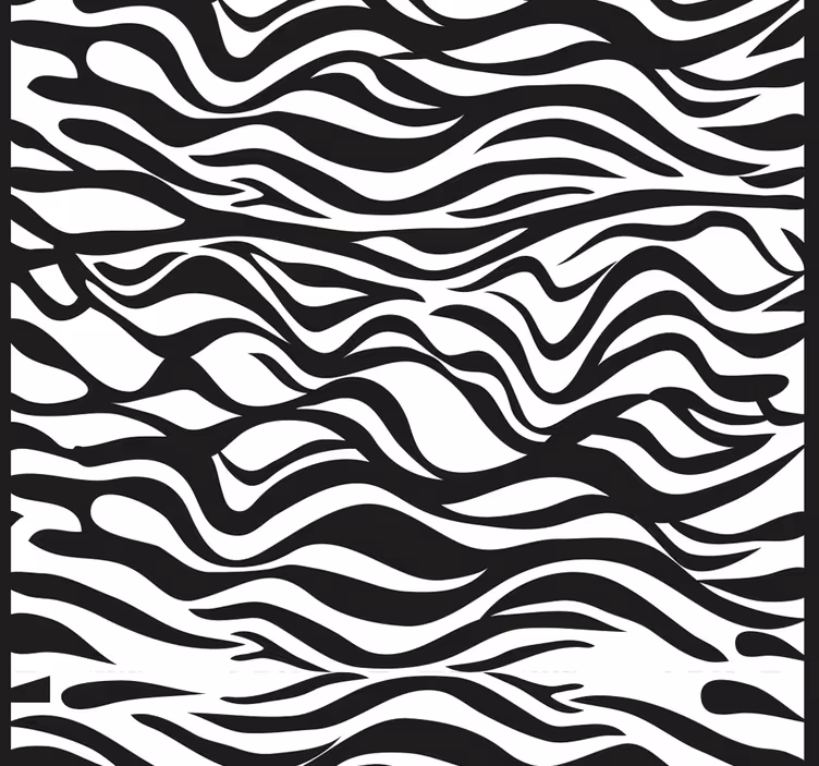 Zebra Background print wallpaper - TenStickers
