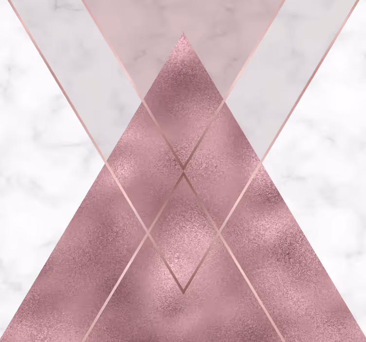 Pink and grey marble Marble Wallpaper - TenStickers