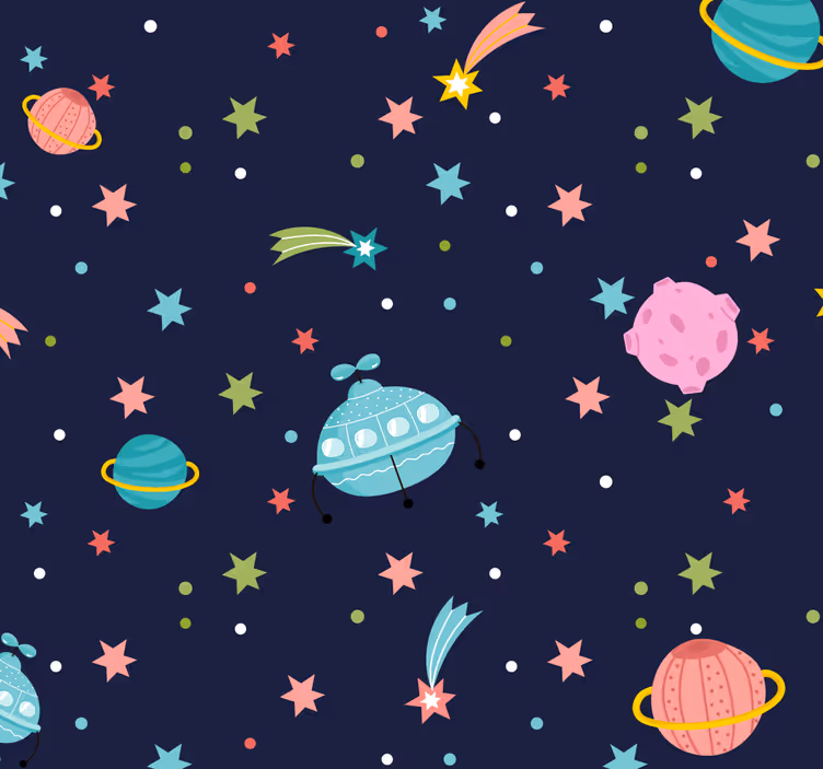 Falling stars Star Wallpaper - TenStickers