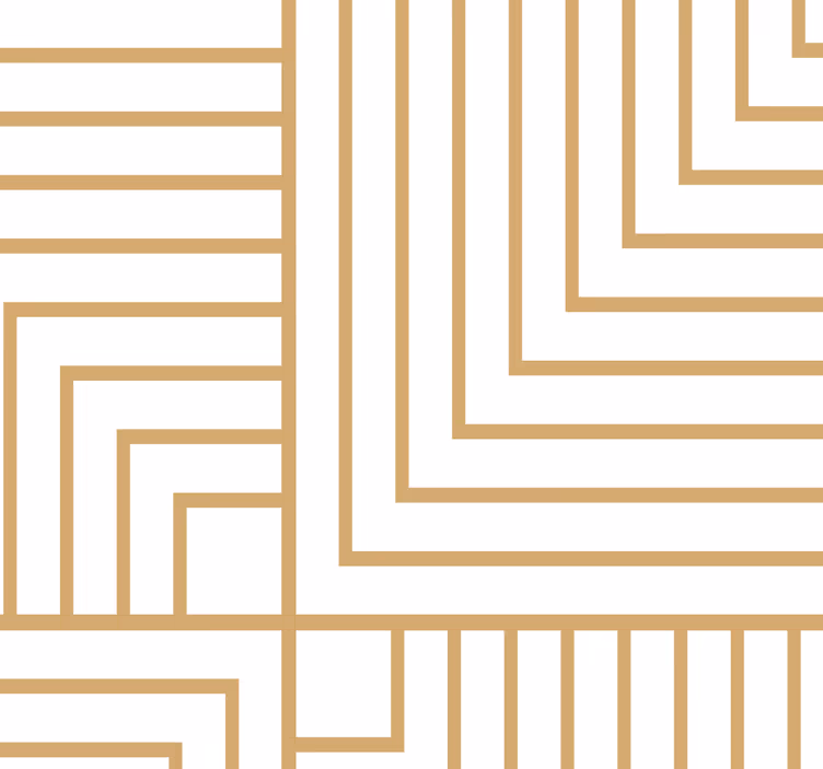 white and gold geometry Abstract Wallpaper - TenStickers