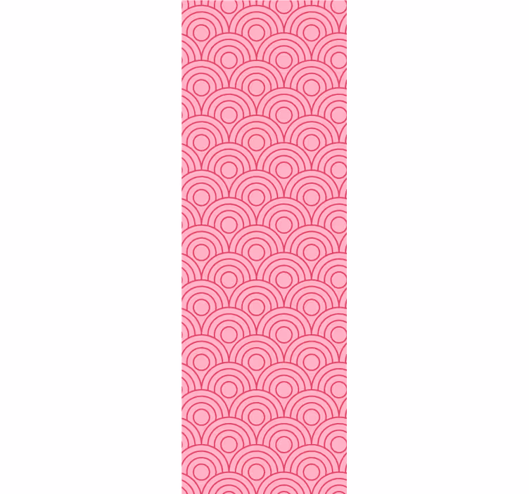 Dark and light pink shape Modern Wallpaper - TenStickers