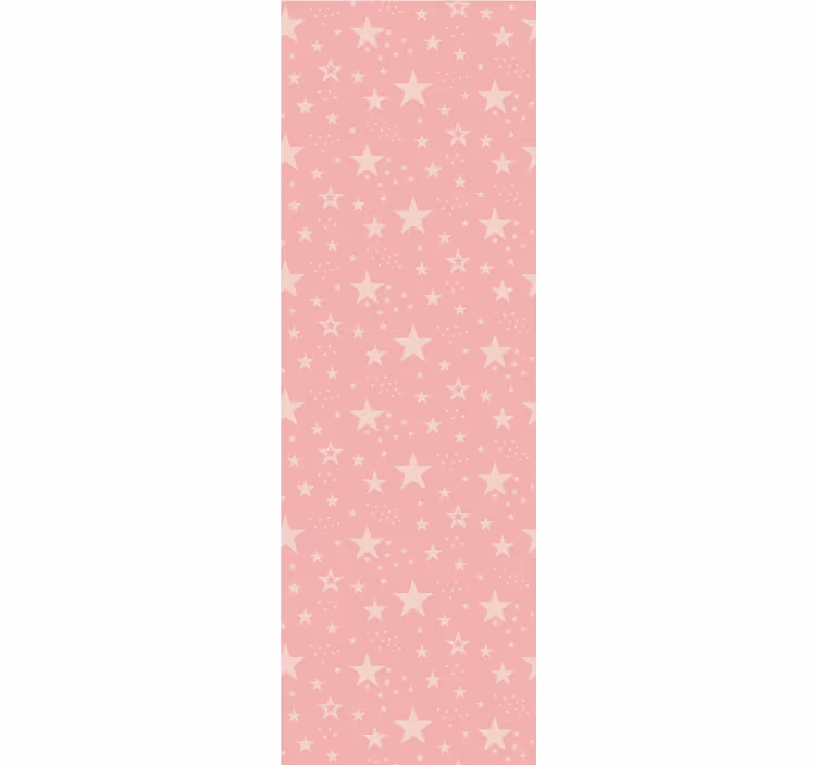 Light pink stars on dark pink Star Wallpaper - TenStickers