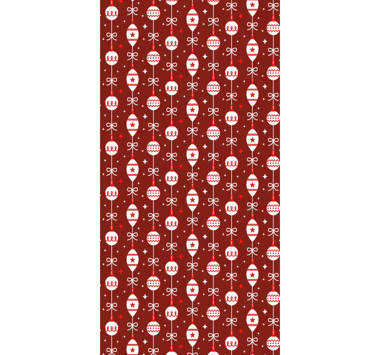 Festive Skull Motif holiday christmas wallpaper - TenStickers
