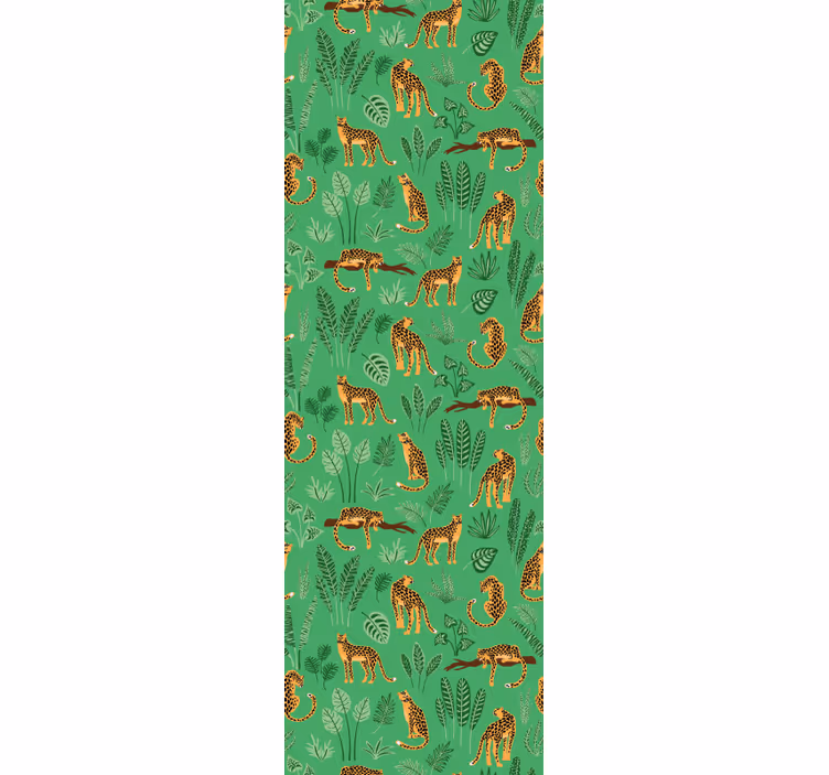 Green jungle Jungle Wallpaper - TenStickers