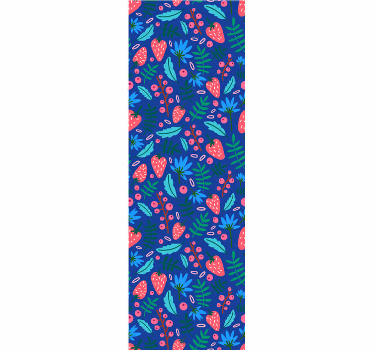 Floral Botanic Patterns leaves wallpaper - TenStickers