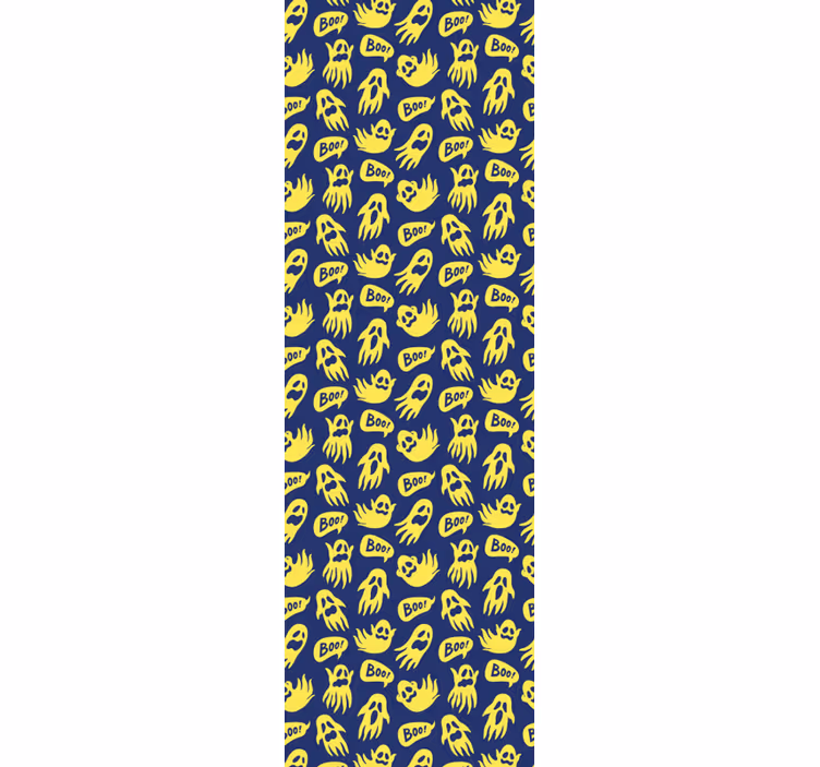 Ghostly Patterns cute halloween wallpaper - TenStickers