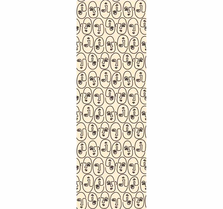 Picasso abstract faces abstract wallpaper - TenStickers