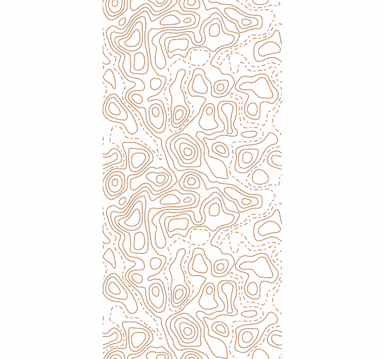 Abstract Contours abstract wallpaper - TenStickers
