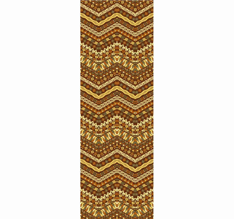 Intricate Tribal Pattern ornamental wallpaper - TenStickers