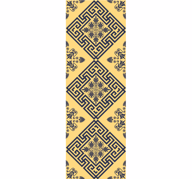Geometric Tile tile effect wallpaper - TenStickers