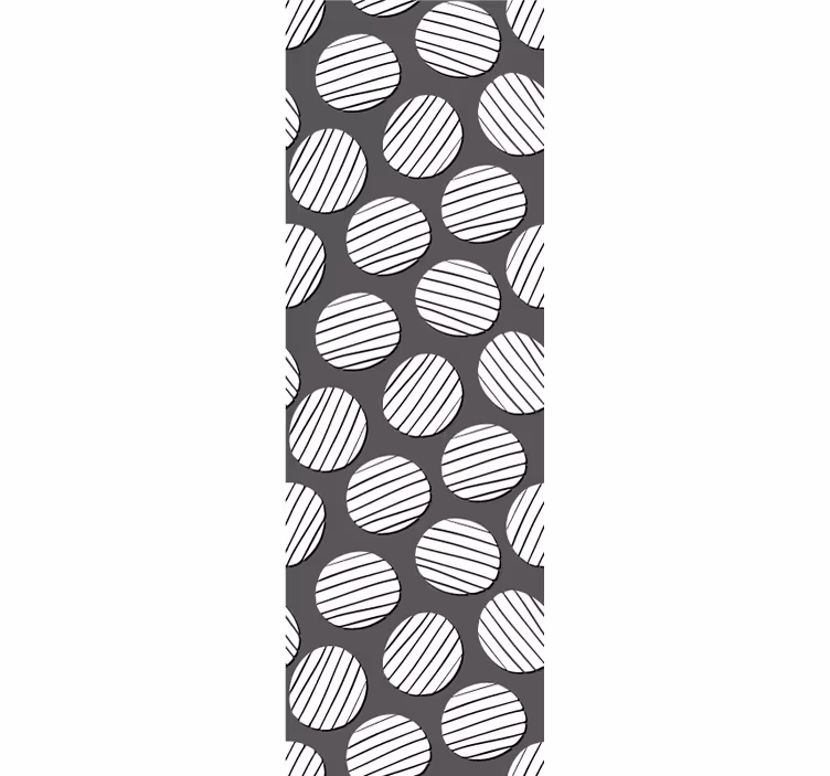 Geometric Circle Pattern wallpaper geometric - TenStickers