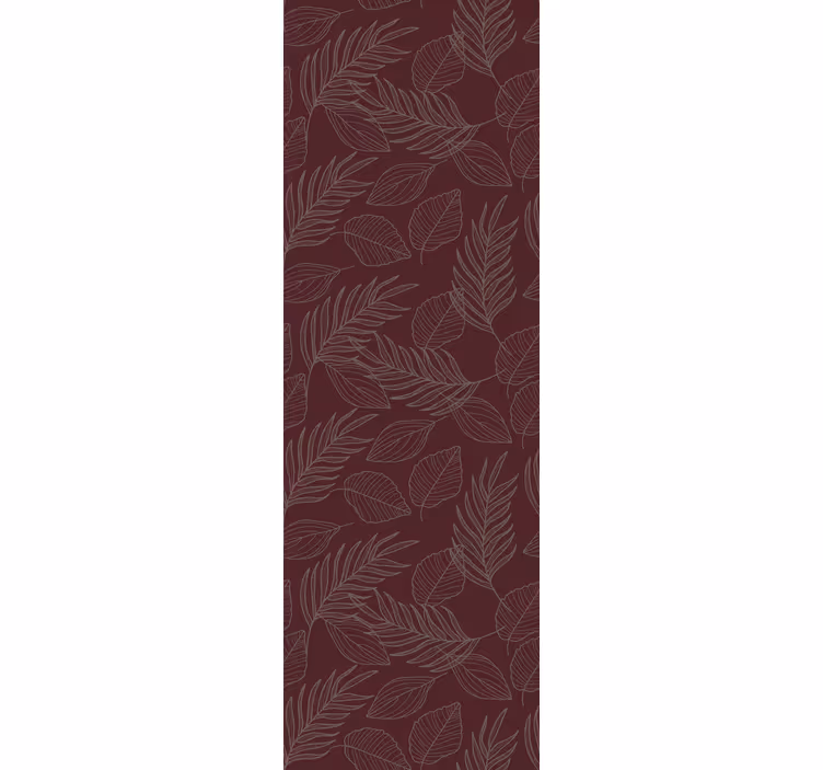 Botanical Leaf Design leaves wallpaper - TenStickers