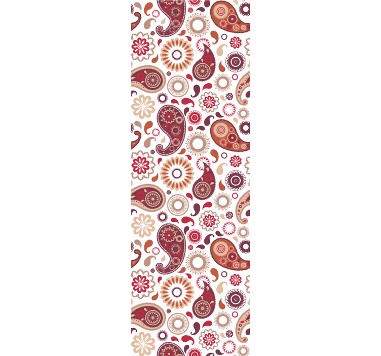 Paisley Motif ornamental wallpaper - TenStickers