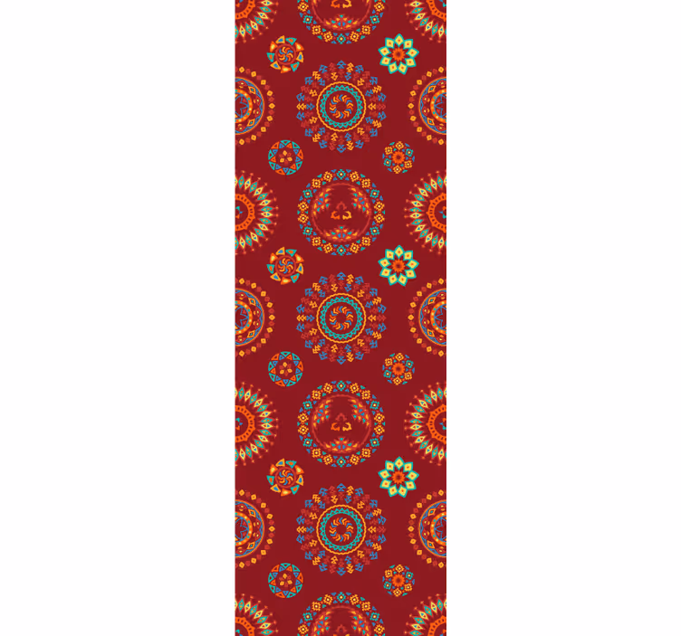Mandalas in African style Abstract Wallpaper - TenStickers