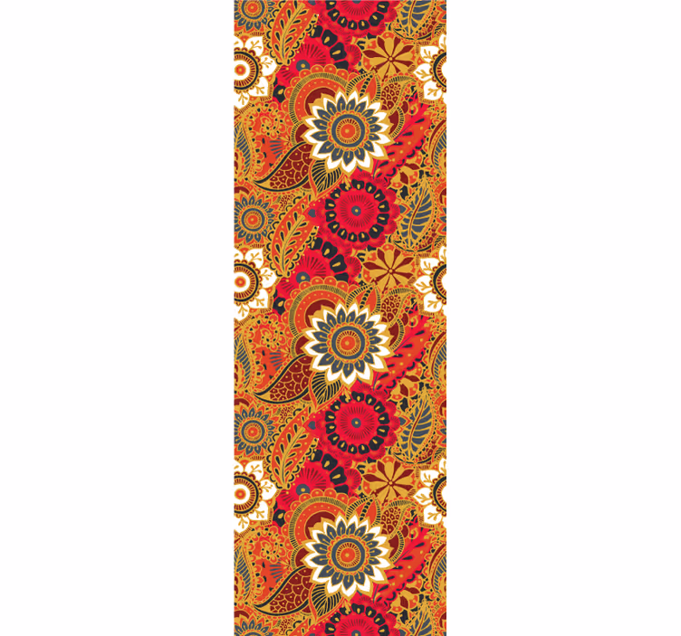 Mandala Inspired ornamental wallpaper - TenStickers