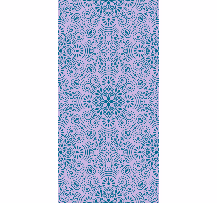 Indian floral wallpaper  wallpaper - TenStickers