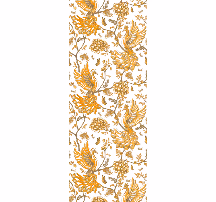 Floral Botanical Motif floral wallpaper - TenStickers