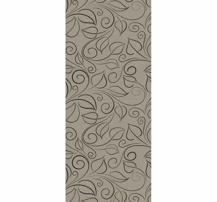 Elegant Swirls ornamental wallpaper - TenStickers