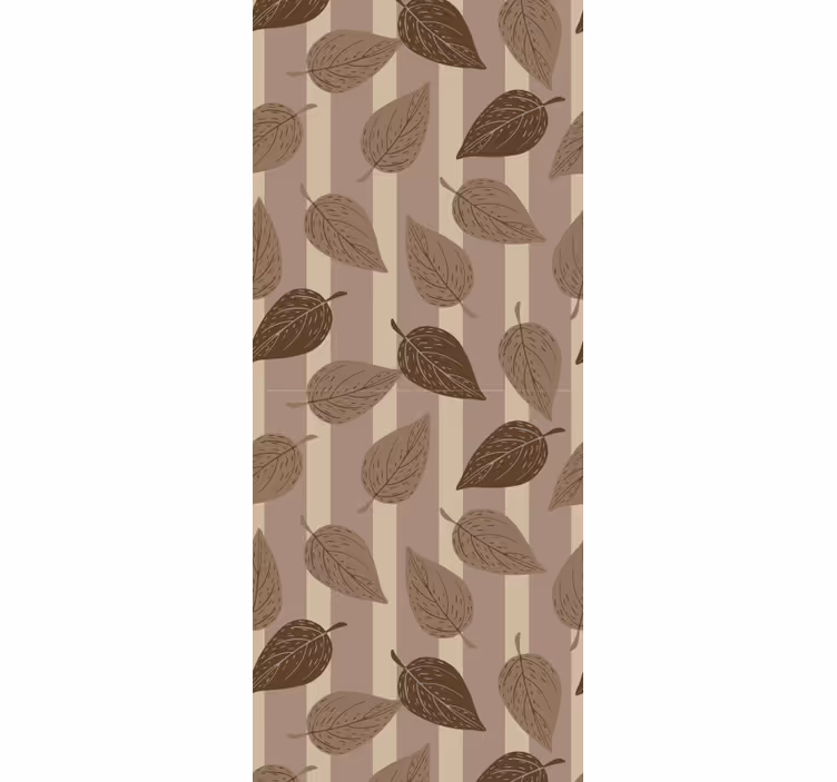 Leaf Motif leaves wallpaper - TenStickers