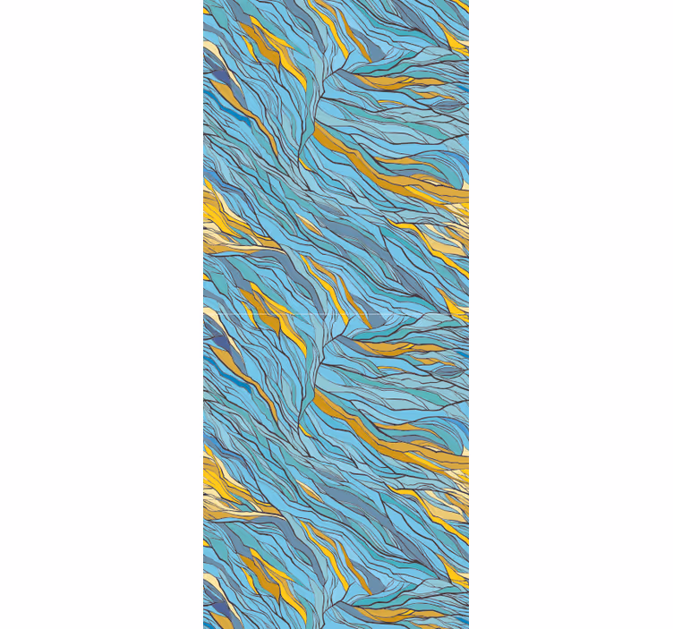 Abstract Organic Flow abstract wallpaper - TenStickers