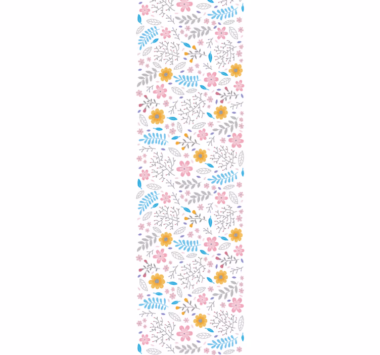 Floral Botanical Burst flowers wallpaper - TenStickers