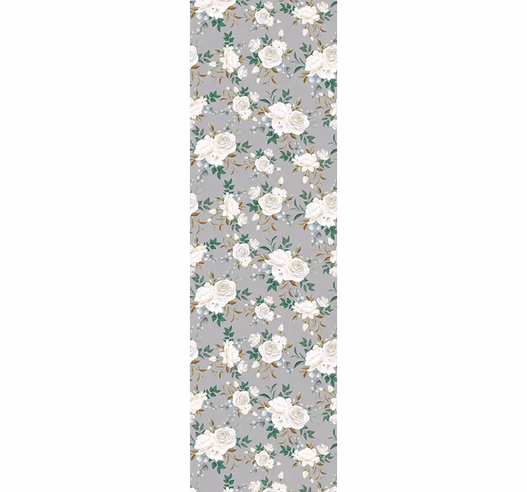 Beautiful seamless  flower pattern wallpaper - TenStickers