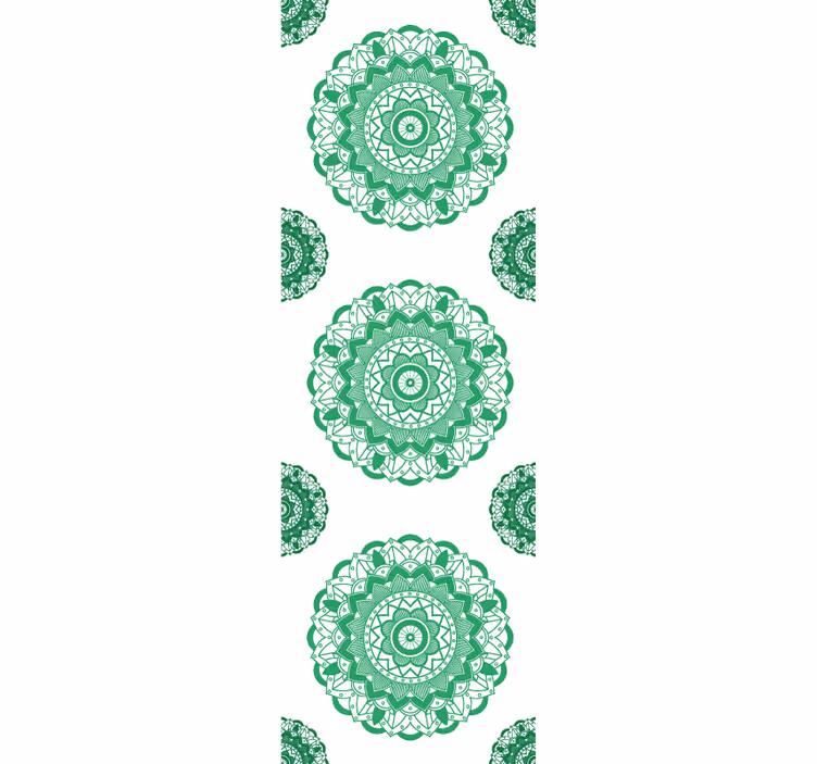 Mandala Motif Design home office wallpaper - TenStickers
