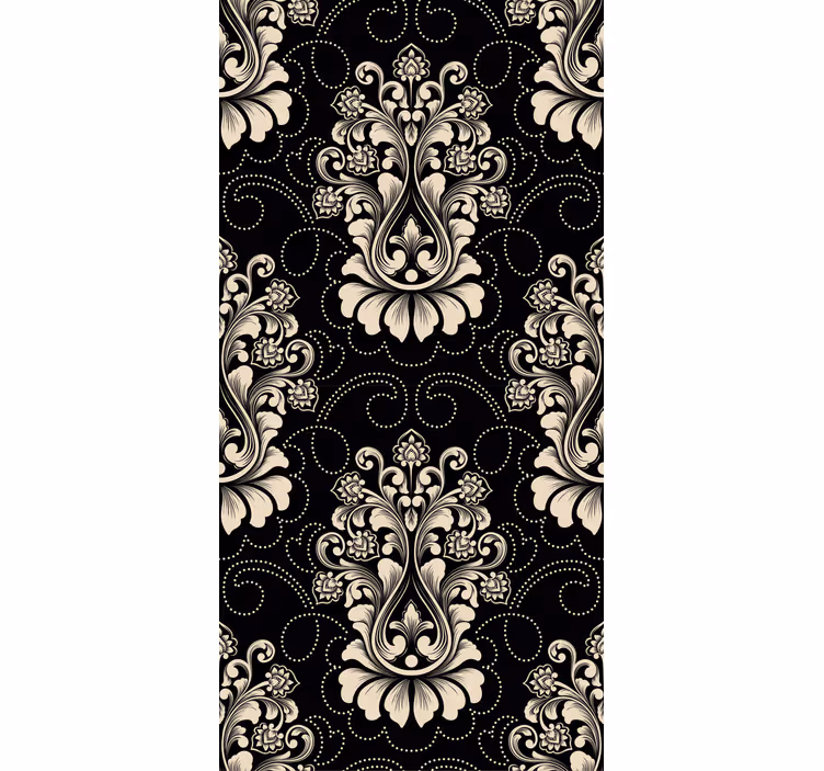 Baroque Scrollwork baroque wallpaper - TenStickers