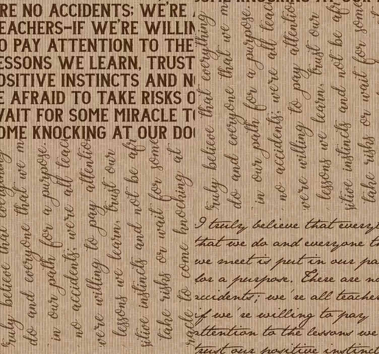 What We Believe Letter Wallpaper - TenStickers