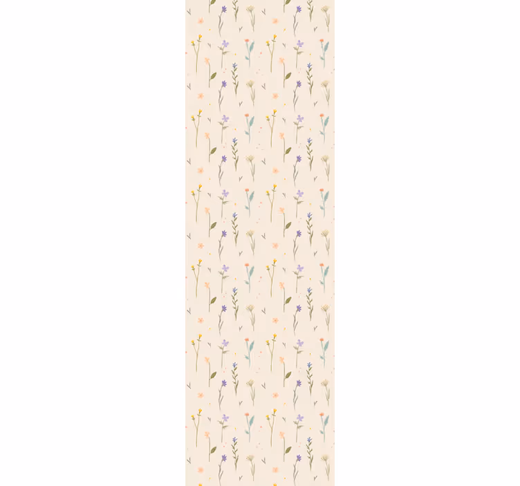 Wildflower Elegance flowers wallpaper - TenStickers