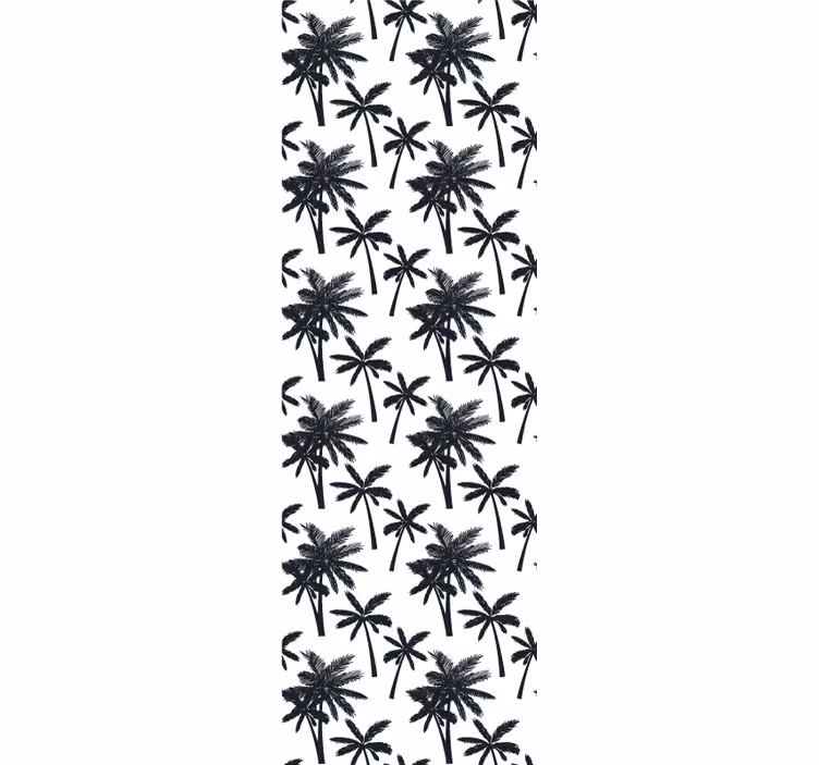 Palm Leaf Imprint leaves wallpaper - TenStickers