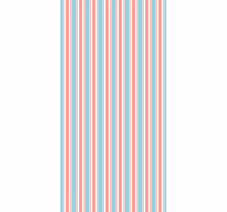 Vertical pastel stripes vertical wallpaper - TenStickers