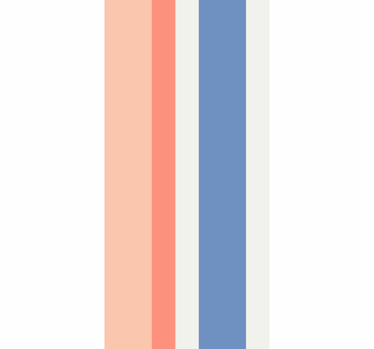 Striped Chic wallpaper striped - TenStickers