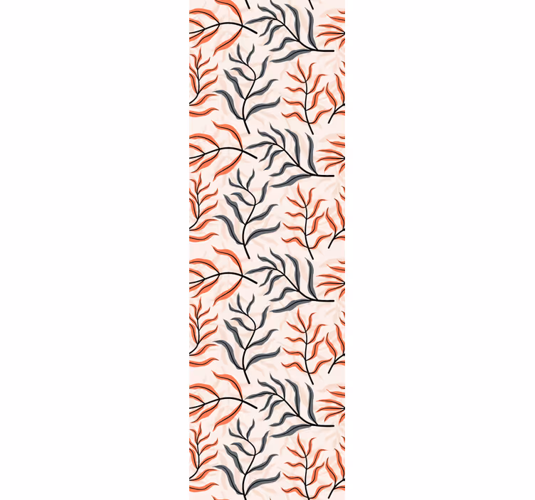Botanical Seamless Pattern leaves wallpaper - TenStickers