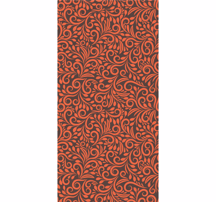 Ornate Swirls floral wallpaper - TenStickers