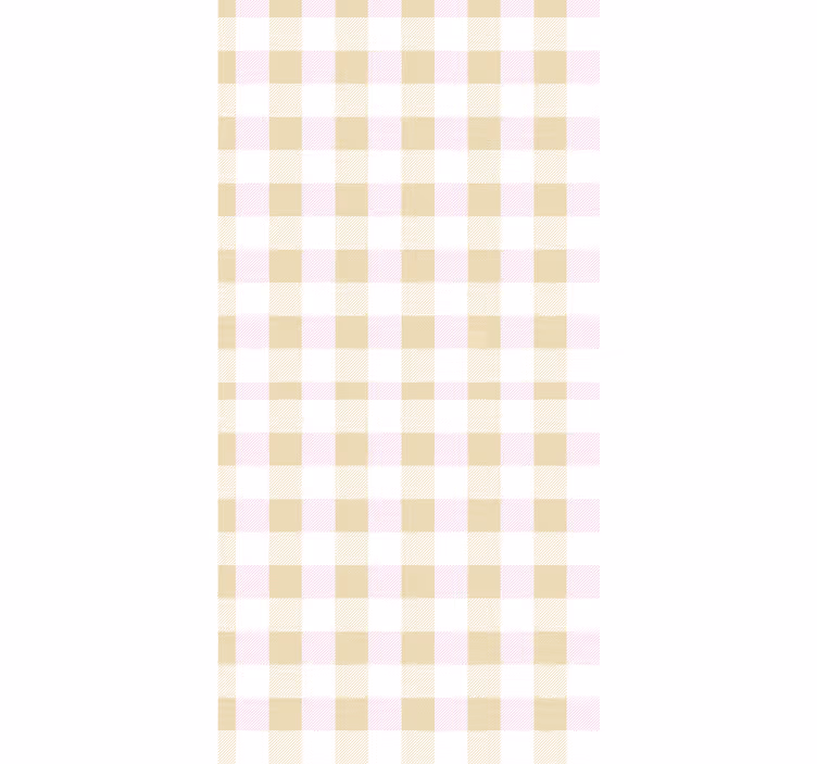 Gingham Check wallpaper squares - TenStickers